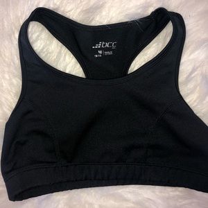 Black sports bra